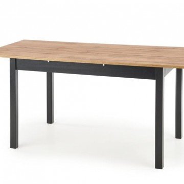 Фото10.Розкладний стіл GREG 124 (168) x74 Halmar дуб вотан / чорний